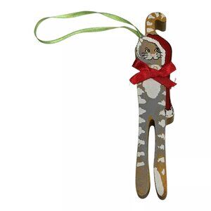 Kurt S. Adler INC. Cat Multicolored Christmas Ornament 1993 Vintage Holiday Seas